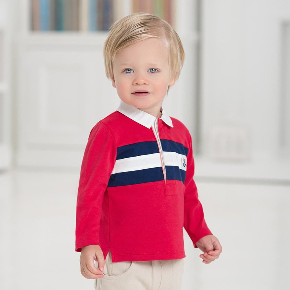 red shirt infant