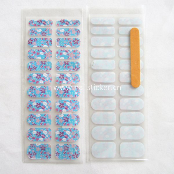 青ブロッサムネイルラップjamberryパッチ14防水ネイルポリッシュネイルアートステッカー22日中のヒント 問屋・仕入れ・卸・卸売り