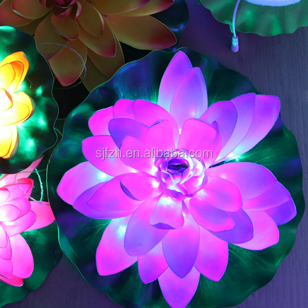 屋外・室内設計主導の蓮の花光、 販売のための美しいled蓮の花仕入れ・メーカー・工場