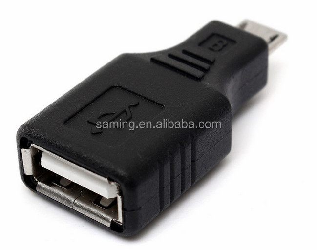 Usb2.0bメスマイクロusbotg5ピンオスプラグアダプタコンバータ仕入れ・メーカー・工場