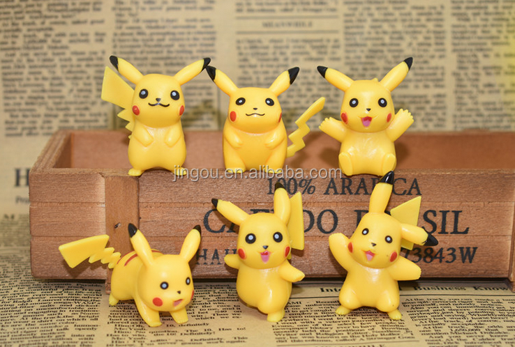 pokemon gallery figures pikachu thunderbolt pvc figure