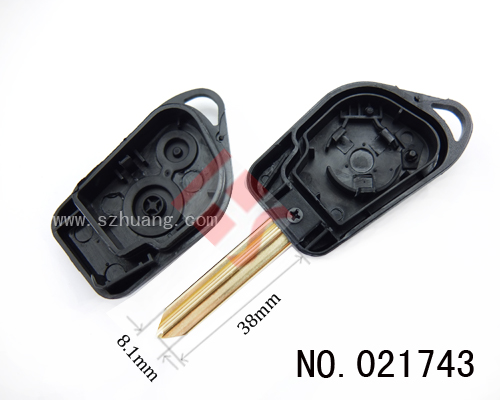 自動車用2ボタンリモコンキーカバー /ブランクキー/021743問屋・仕入れ・卸・卸売り