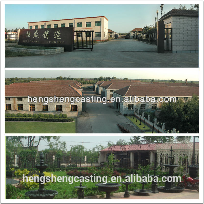 中国のサプライヤー温室庭園鋳鉄展望台6列と4ベンチ仕入れ・メーカー・工場