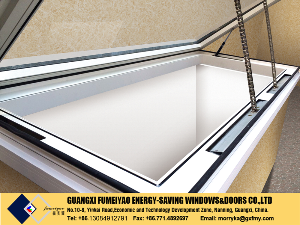 Remote Control Factory Strong Glass Electric Motorized Skylight Roof