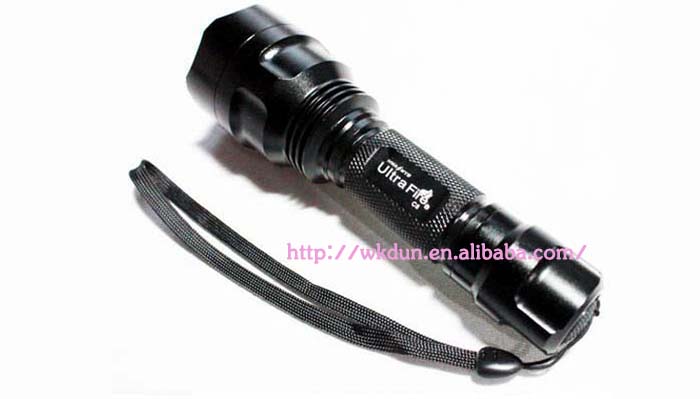 ultrafire c8 cree xm-l2 u3 led flashlight (6)