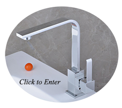 Fyeer Goose Neck Cold Type Stainless Steel Kitchen Sink Tap