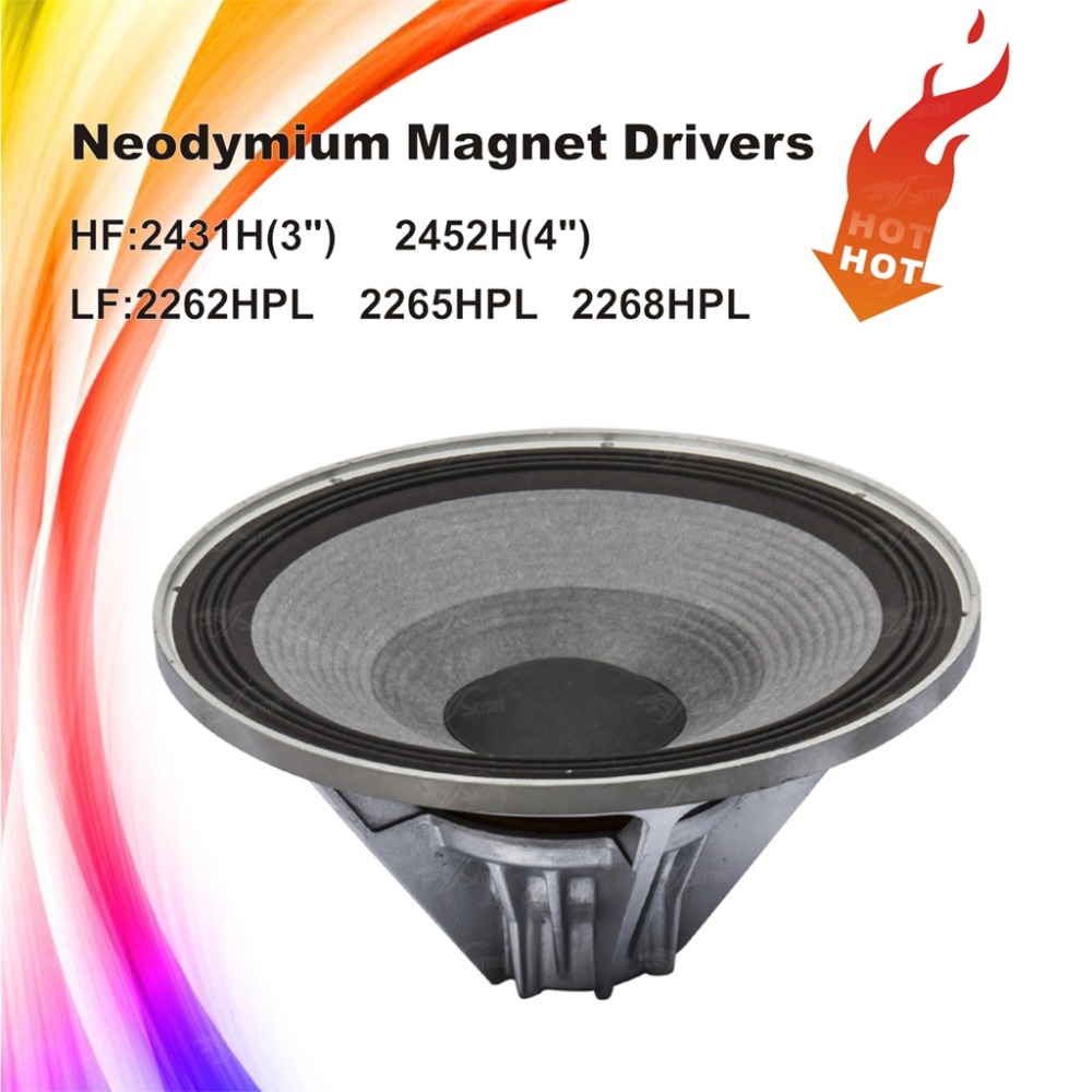 l style 2268hpl 18" neodymium horn , professional raw speaker