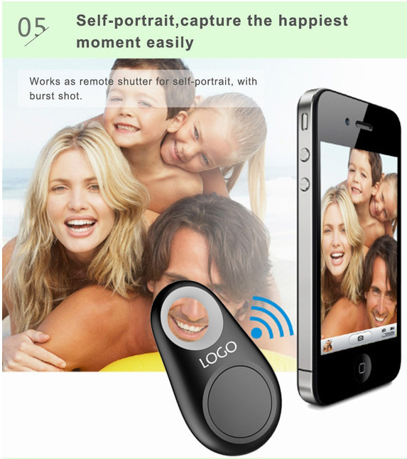 AWM157 Hottest Christmas Gift selfie Anti Lost Alarm bluetooth mo<em></em>nopod remote shutter bluetooth anti-lost alarm