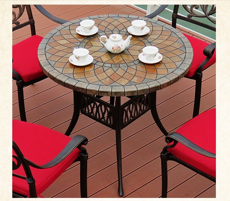 Cast Aluminium Table And Chairs Garden Set - Buy Cast Aluminium Table