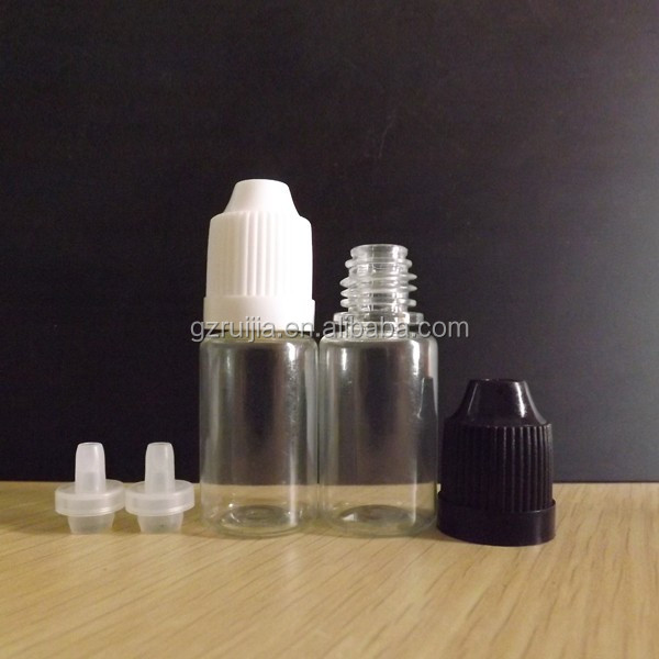 ペット明確なeliquid8ミリリットル用ボトルプラスチック製のドロッパーボトルの子は/卸売リングシールを改ざん仕入れ・メーカー・工場