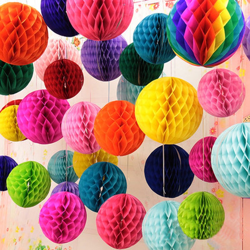 Hot Sale Folding Tissue Paper Honeycomb Balls Honeycomb Lanterns