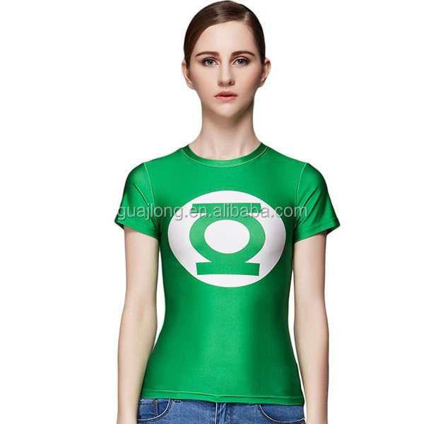 新しい到着ファッションデザイン圧縮タイツ女性トップtシャツ仕入れ・メーカー・工場