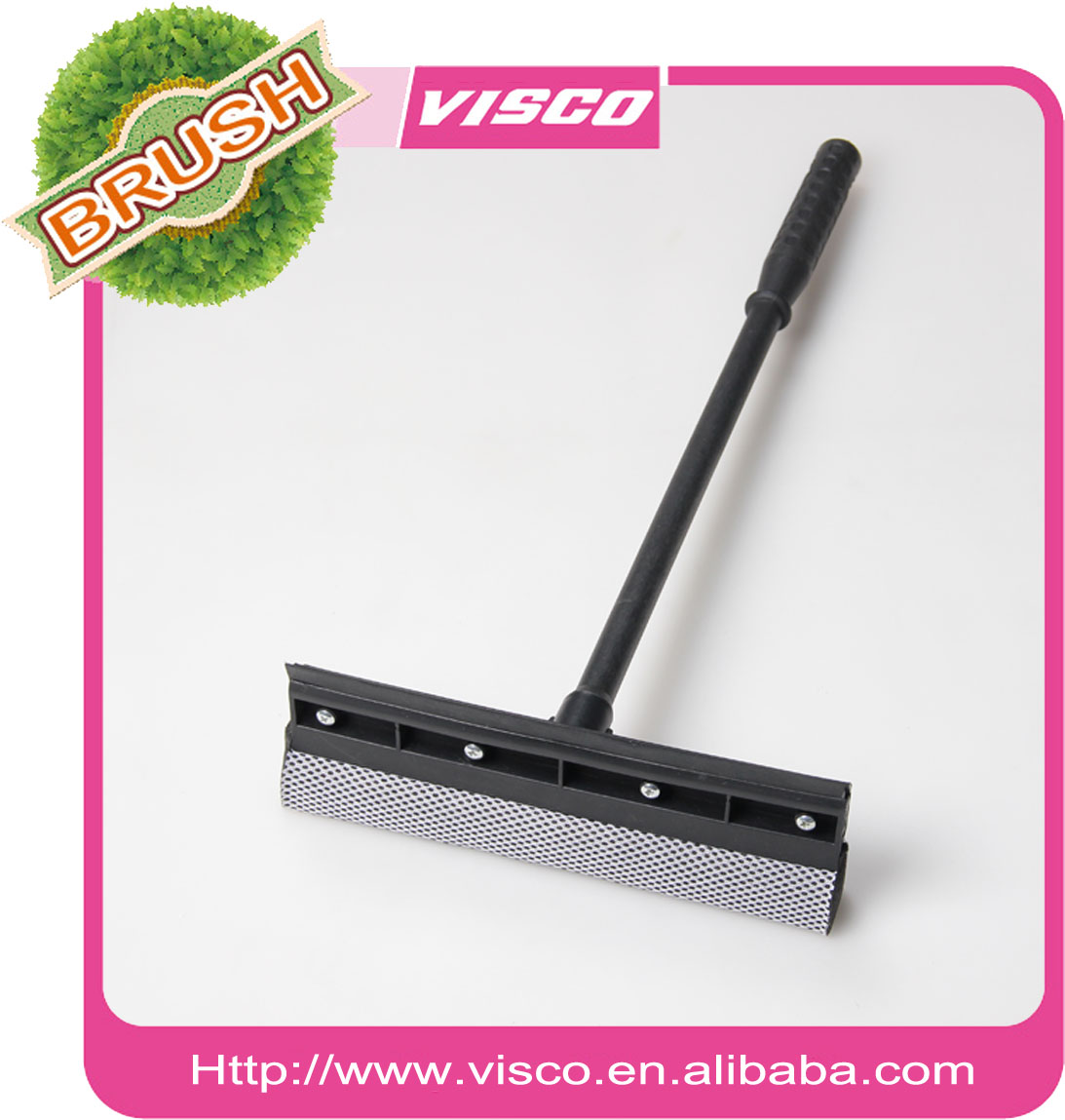 visco window squeegee use glass cleaner