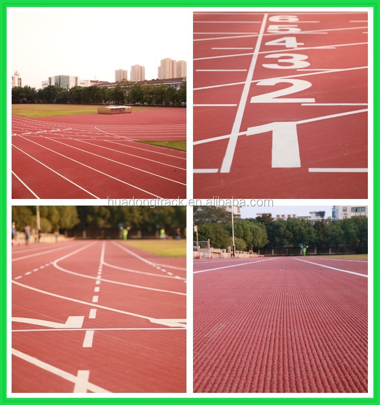 Iaaf合成ゴム ランニング マット用体育館、 フィールド と スポーツ スタジアム使用ゴム ランニングトラックスーツ 問屋・仕入れ・卸・卸売り