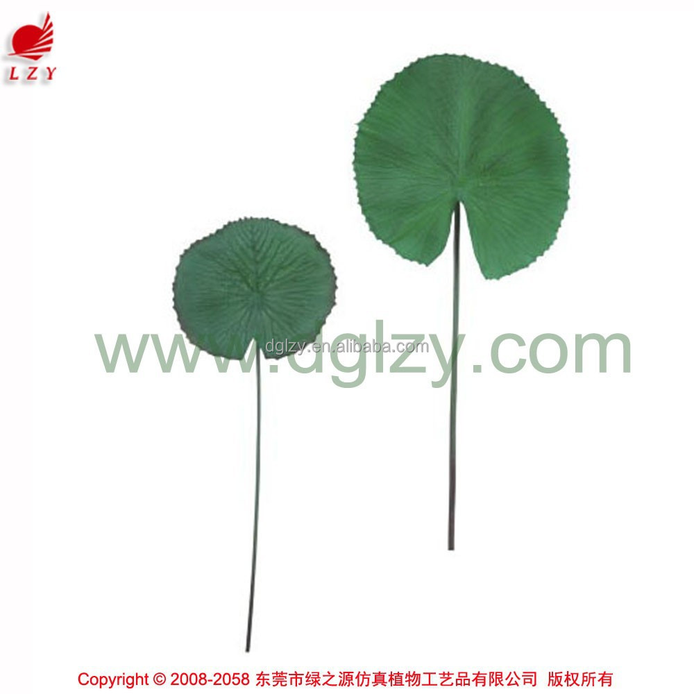 2015 new product high quality artificial lotus leaf decorative