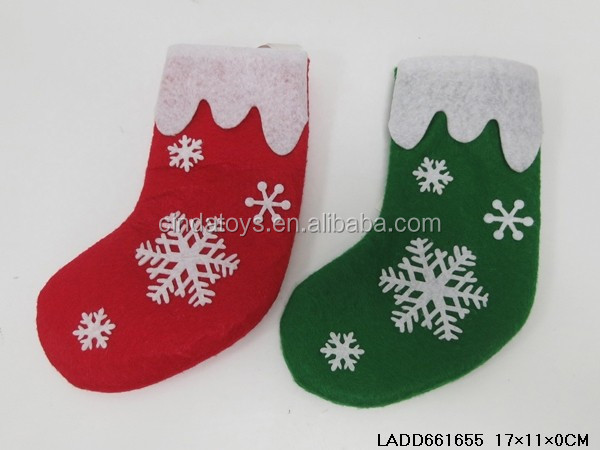 工場価格飾るセット、高品質ミニクリスマスギフト飾るクリスマス靴下用販売仕入れ・メーカー・工場