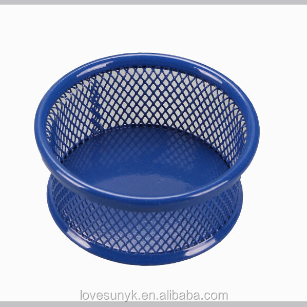 Best Sale Metal Mesh Wire Office Desktop Organizer Round Paper Clip