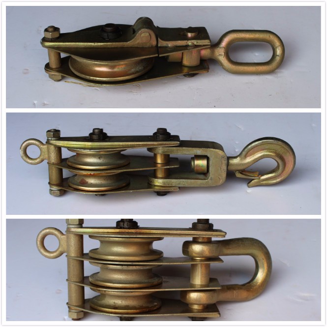 Double Wheel Rope Pulley Block And Tackle Hoist Buy Rope Pulley Hoist