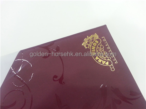 UV Printed Red Wine Paper Box