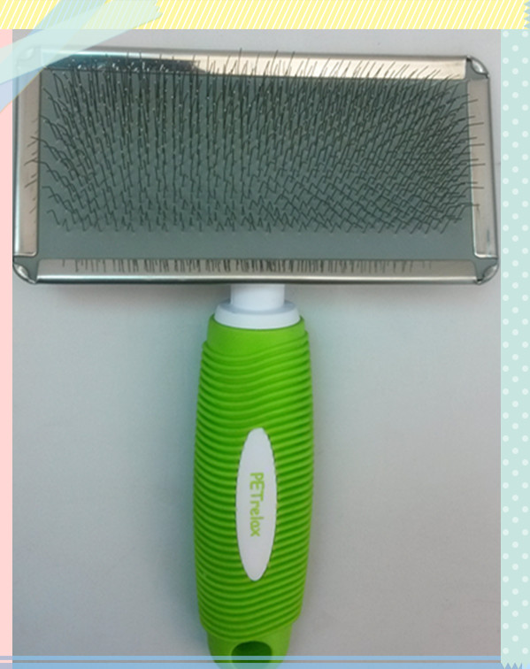 (l) pr80042-1最高品質の中国工場卸売ちゃちなプラスチック製のペットグルーミング犬の毛ブラシ仕入れ・メーカー・工場