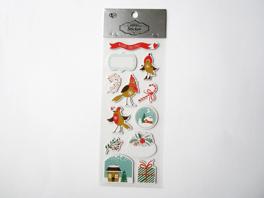 Vinyl Decal Stickers For Glass Blocks Christmas Gift Holiday Home