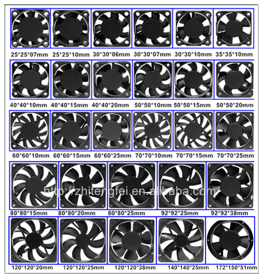 高品質80*80*25mm小軸流ファンdcファン問屋・仕入れ・卸・卸売り