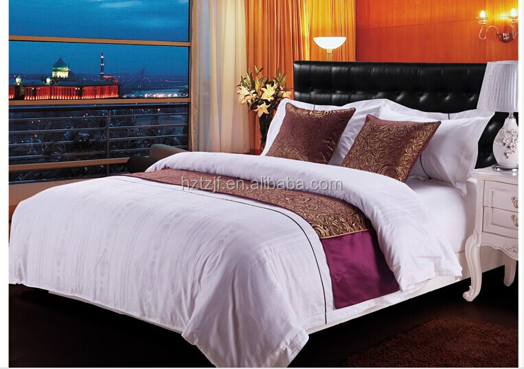 ジャカードキングサイズのベッドはホテルの豪華なベッドリネンセット問屋・仕入れ・卸・卸売り