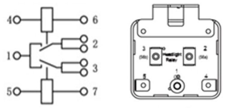 Реле magicar dc12v 30 a схема