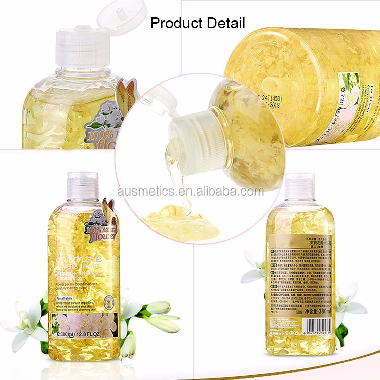 Oem Brand Wholesale Jasmine Petal Moisturizing Skin Whitening Body Wash
