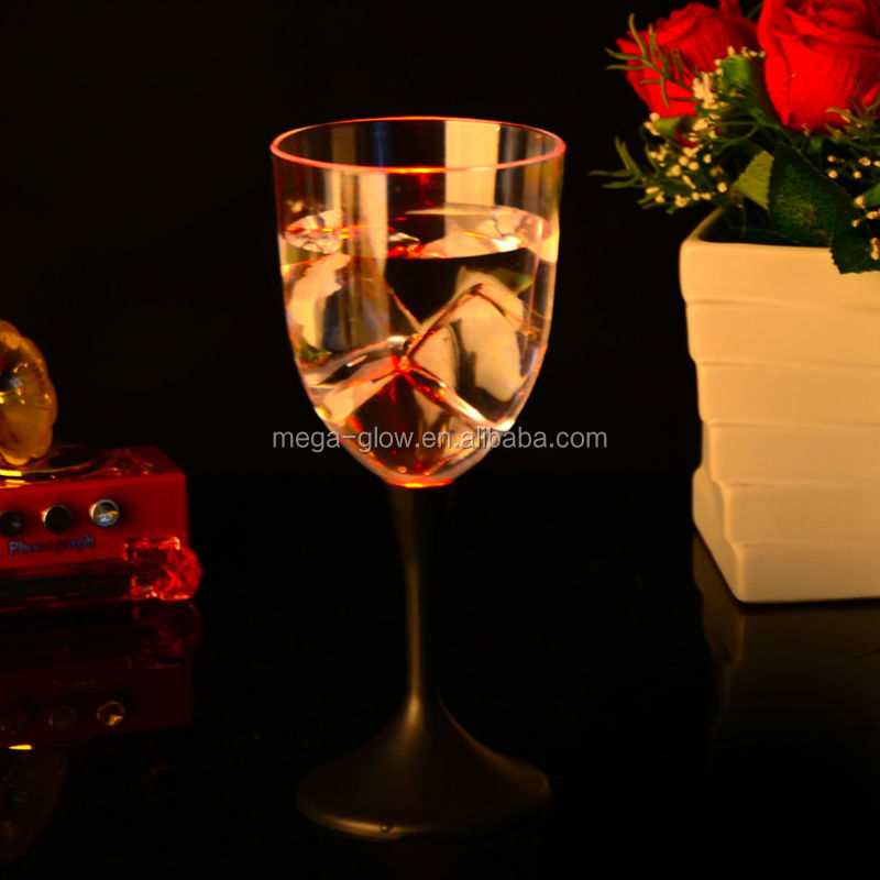 2014 new arrival light up bar used champagne flutes glass