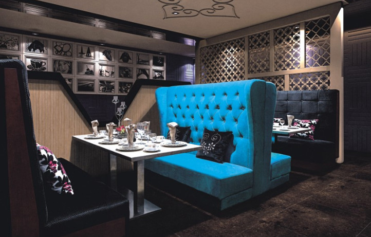 Single Side Leather Fast Food Restaurant Booth Seating View Booth