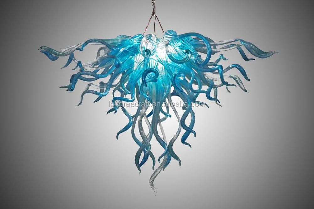 Deft design élégant bleu murano verre lustre lustre id de produit ... Lustre bleu oriental