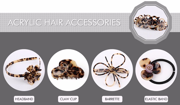 Woman Hair Accessories Plastic Hair Claw Clip More Type Support