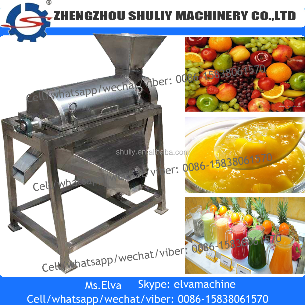 Full Automatic Grape Pulping Machine Grape Pulper Grape Crushing
