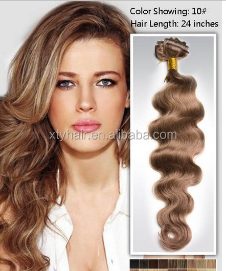 ホットな新製品のための安い100％2015のalibabaエクスプレスカーリー人間の髪の毛のクリップで髪の拡張子問屋・仕入れ・卸・卸売り