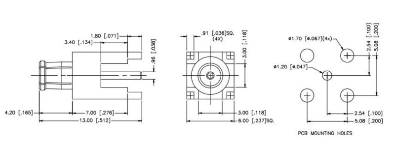 Mcxpcbマウントコネクタプラグのオス、 ul、 cerohs指令50オームkls1-mcx007mcxコネクタを圧着する仕入れ・メーカー・工場