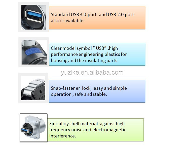 Usb3.0９ピンオスメスコネクタ二重usbのメスコネクタ青usb3.0コネクタピンてロックシステム仕入れ・メーカー・工場