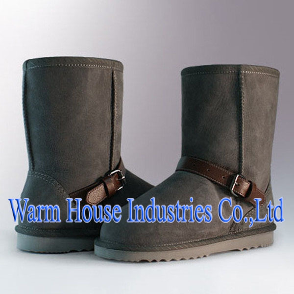 安い卸売ホットsheepksinブーツの毛皮の雪のブーツ女性のための仕入れ・メーカー・工場