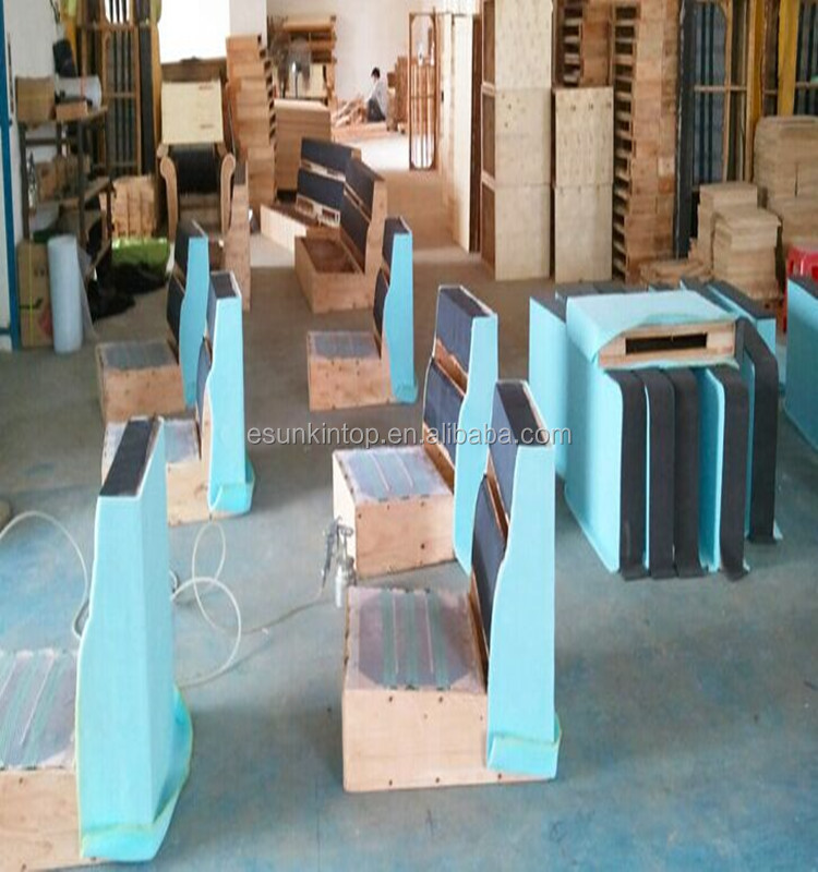 工場直接オフィス家具木製の革のソファとベースの仕入れ・メーカー・工場