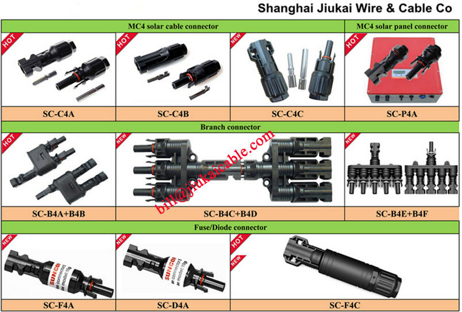 tuv認証取得のための太陽ケーブル4平方ミリメートルmc4太陽コネクタ仕入れ・メーカー・工場