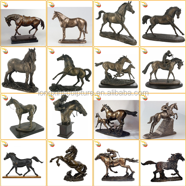大きな金の庭の芸術の金属の真鍮の馬の彫刻像販売のための仕入れ・メーカー・工場