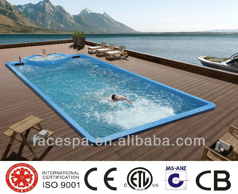 Liquid Acrylic Swim Spa Swimming Pool Fs-p1