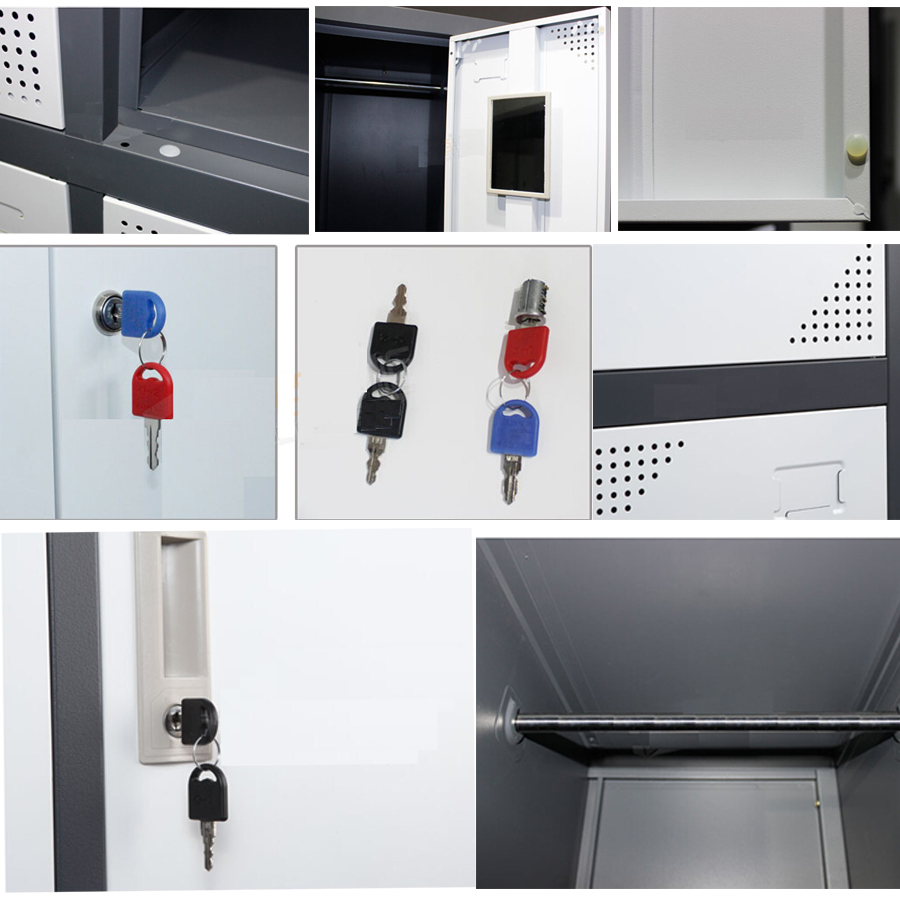 Professionele vervaardiging van metalen kast/kleedkamer/strand ...