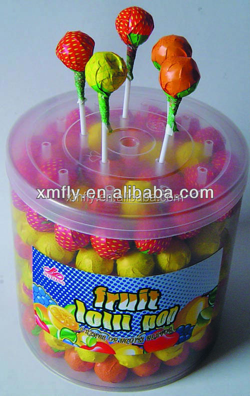 Starry Sky Rotating Round Lollipop Sticks Hard Candy