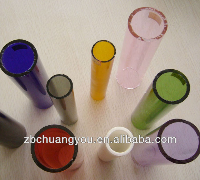 着色された高品質borosilicate3.3ガラスチューブライト用( s618- 7)仕入れ・メーカー・工場