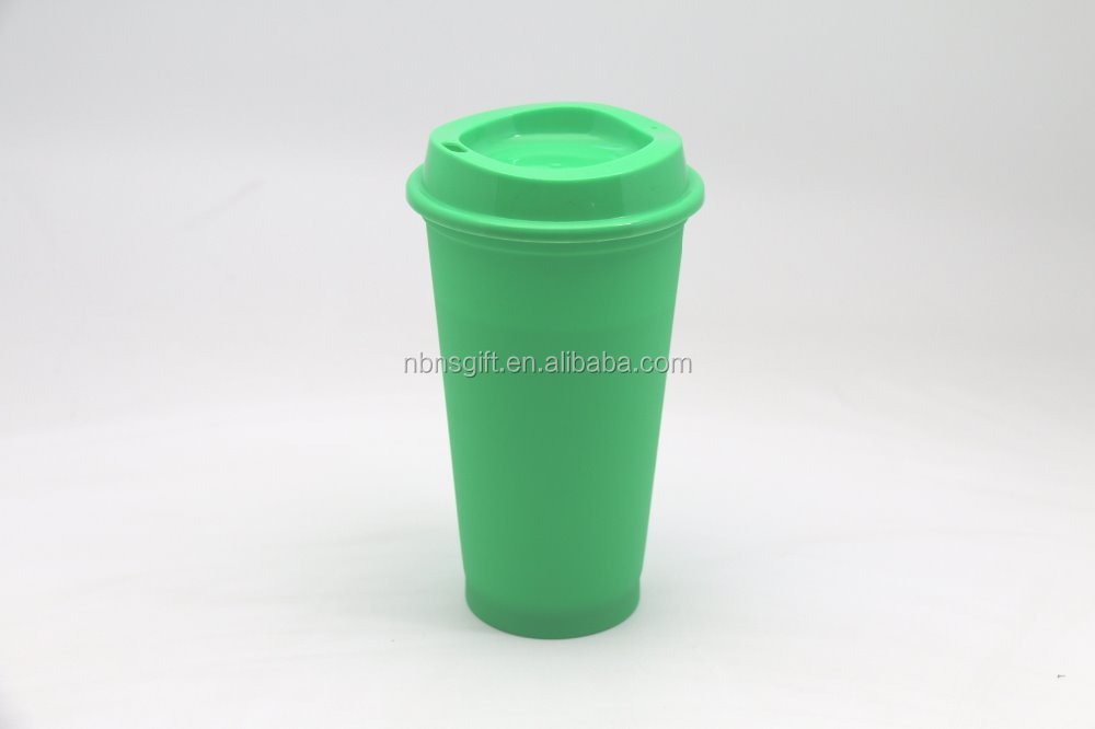 新しいプロモーション16オンス単一の壁コーヒーカップ、 resuableプラスチックコーヒーマグ、 スターバックスのプラスチックコーヒーカップモデル仕入れ・メーカー・工場