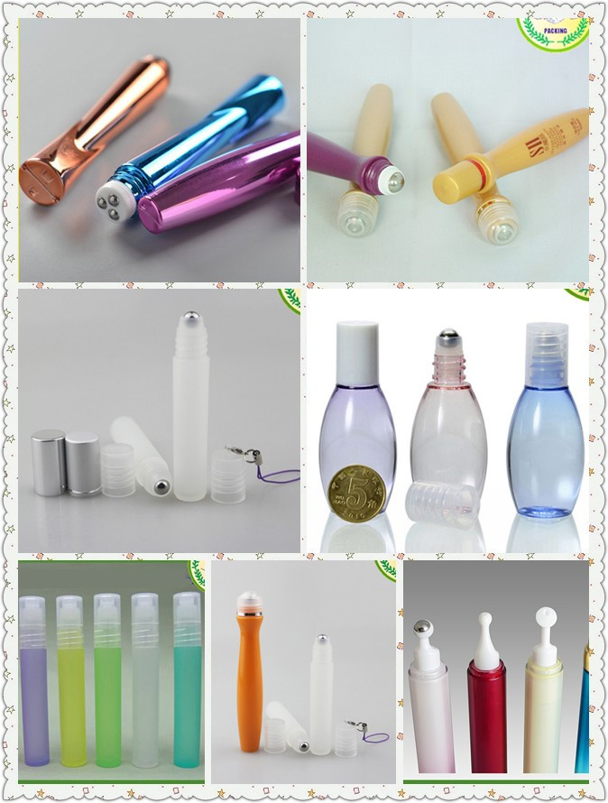 Square Empty Plastic Reusable Roll On Bottle For Deodorant Wholesale Personal Care Use Plastic