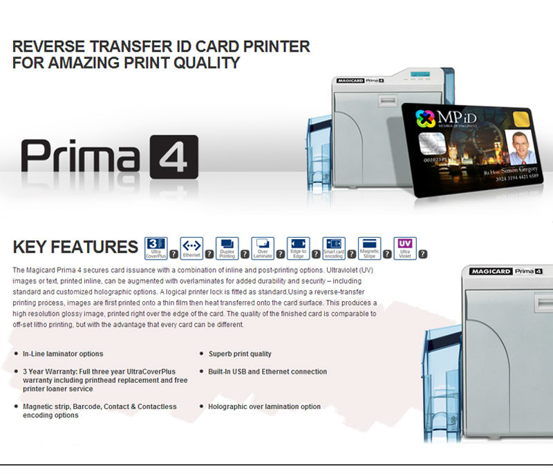 single-sided Magicard Prima4 HD IDカードプリンター問屋・仕入れ・卸・卸売り