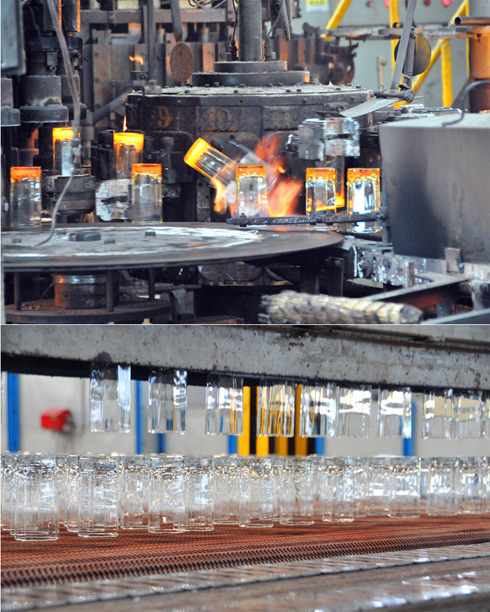 machine made glasses process