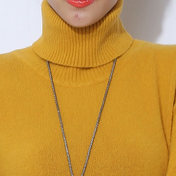 黄色の細のタートルネックのセーターニット婦人プルオーバースタイル2015長い袖で女性のための問屋・仕入れ・卸・卸売り